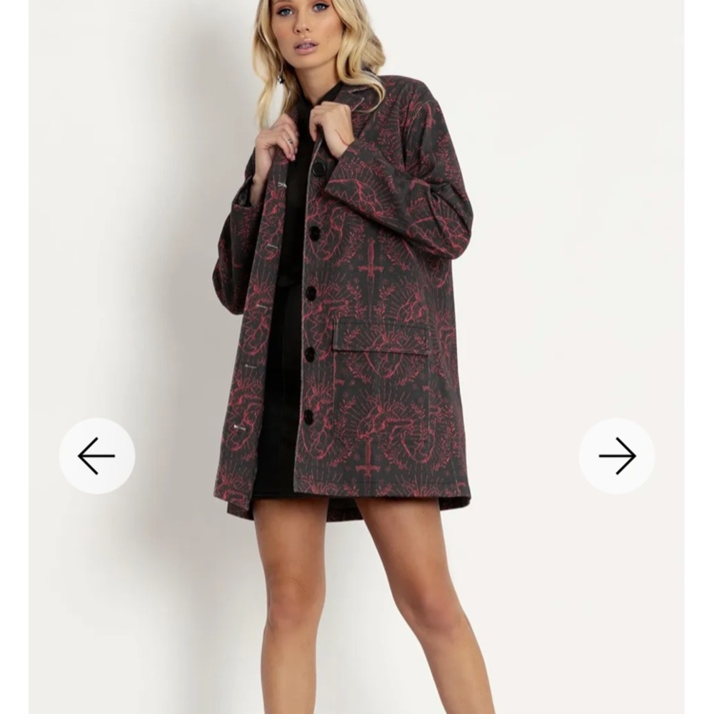 ISO Blackmilk Like A Dagger To My Heart Duster Coat